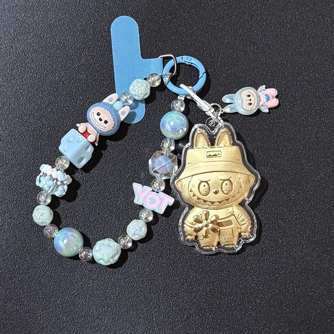 Gold Au999 Labubu Charms
