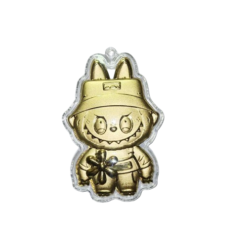 Gold Au999 Labubu Charms