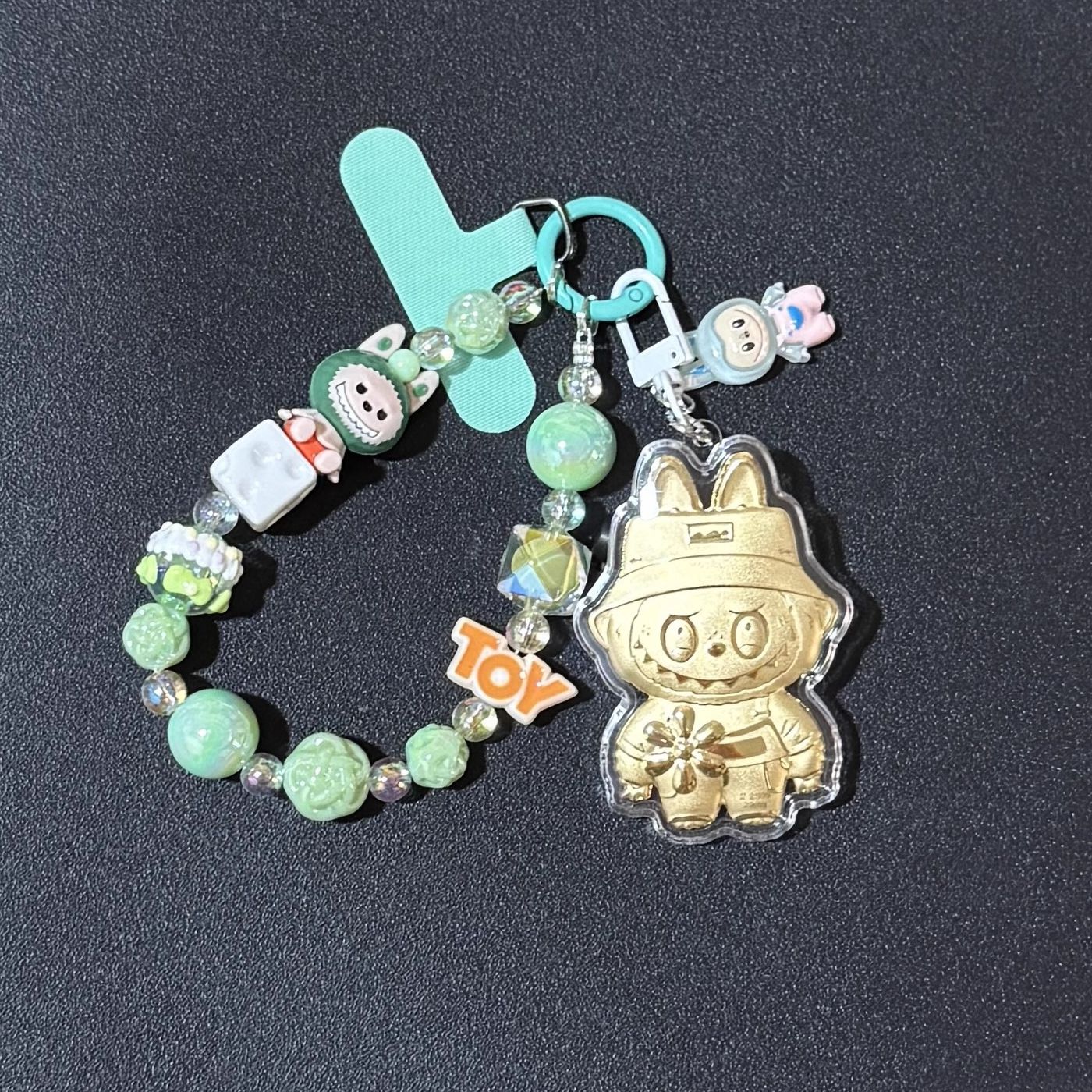 Gold Au999 Labubu Charms