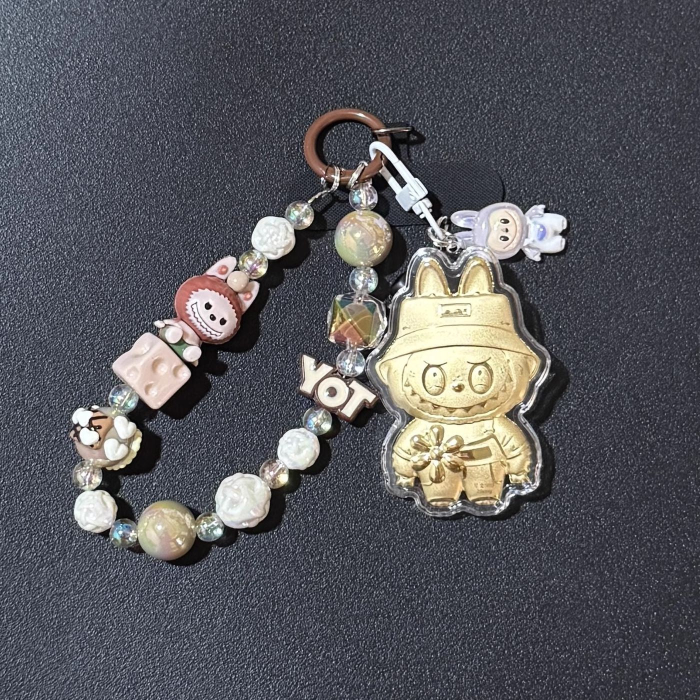 Gold Au999 Labubu Charms