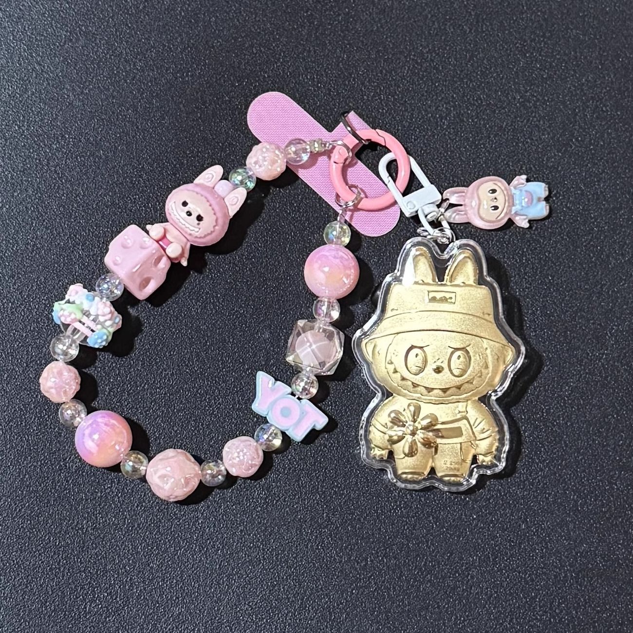 Gold Au999 Labubu Charms