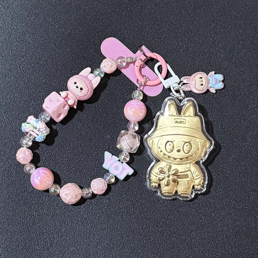 Gold Au999 Labubu Charms